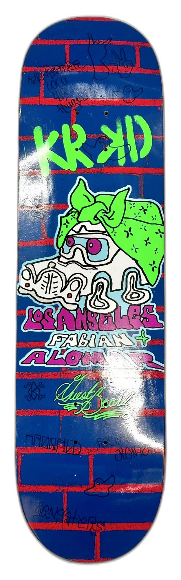 KROOKED FABIAN ALOMAR MELTED HOOD CAR DECK front