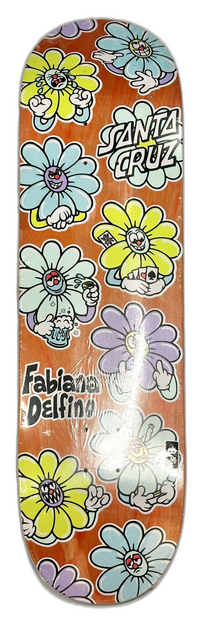 SANTA CRUZ FABIANA DELFINO FLOWER DECK front